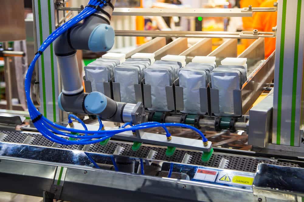 robotyzacja pakowania na linii produkcyjnej